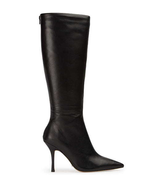 Black Tony Bianco Kortez Black Venice 9.5cm Knee High Boots | YPHVQ34635