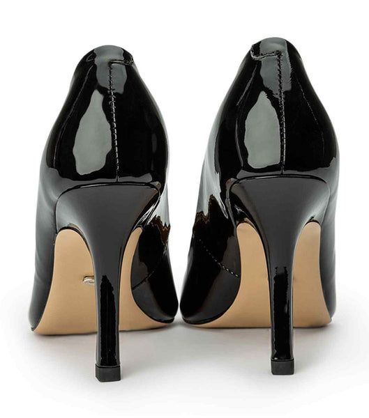 Black Tony Bianco Kysaia Black Patent 9.5cm Stiletto Heels | QPHUV90327