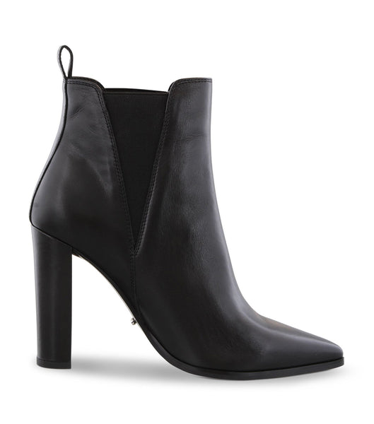 Black Tony Bianco Leigh Black Como 10.3cm Heeled Boots | PHIIZ70347