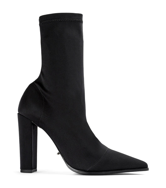 Black Tony Bianco Lila Black Lycra 10.3cm Ankle Boots | PHXMI14203