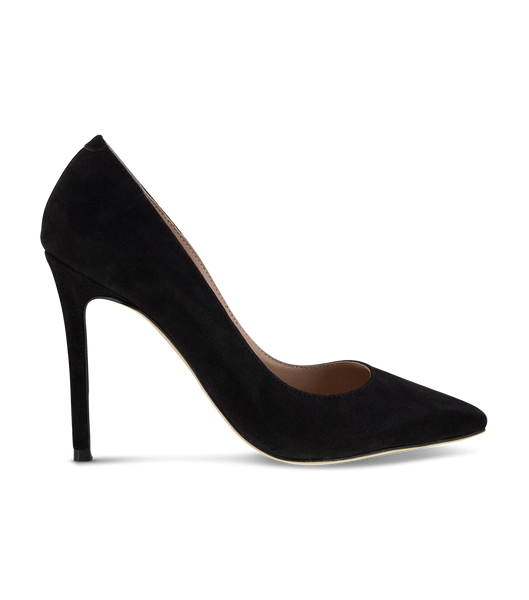 Black Tony Bianco Lotus Black Kid Suede 10.3cm Event Heels | PHJKU18147