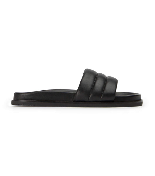 Black Tony Bianco Lucas Black Nappa 1.5cm Footbeds | SPHVO49746