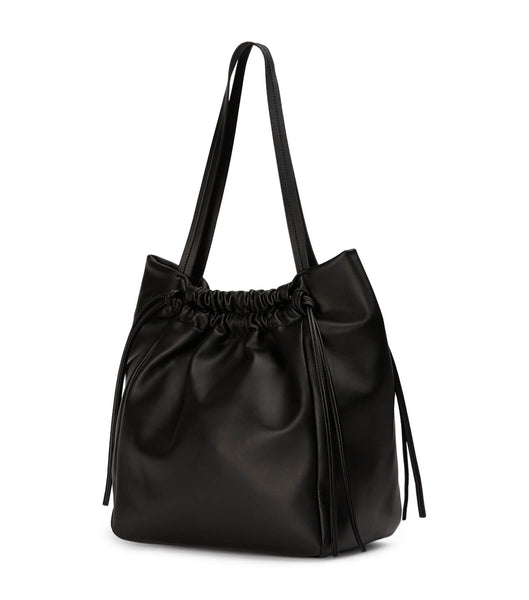 Black Tony Bianco Lucky Black Nappa Handbag Accessories | PHICD92805