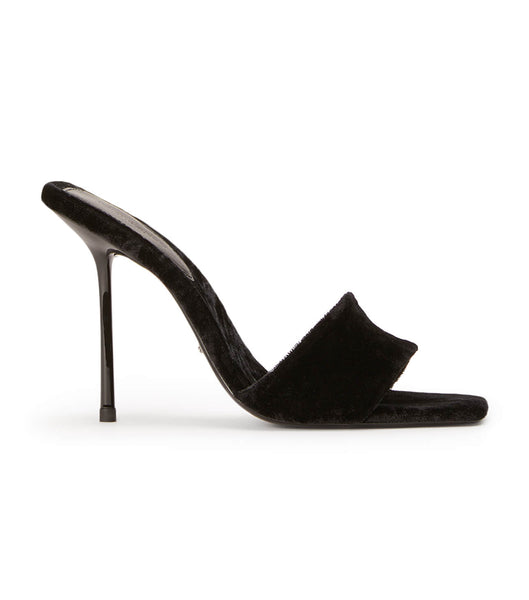 Black Tony Bianco Natalie Black Crush 10.5cm Stiletto Heels | PHEAH77408