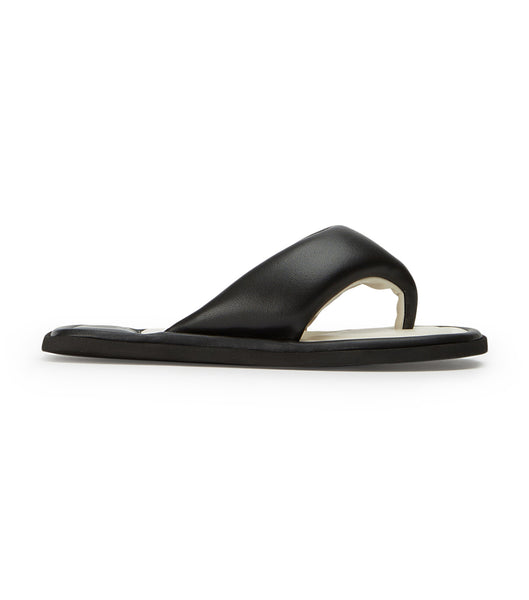 Black Tony Bianco Nikki Black Nappa Sandals | PHJZR23245