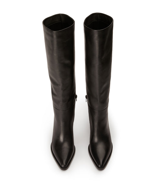 Black Tony Bianco Peppe Black Como 7.5cm Knee High Boots | PHEGJ52299