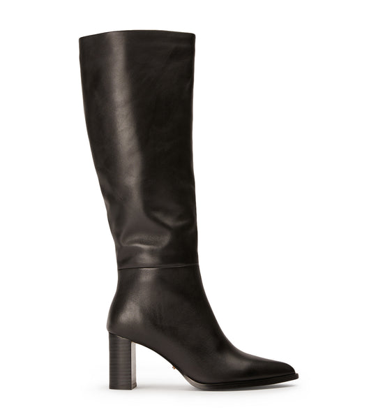 Black Tony Bianco Peppe Black Como 7.5cm Knee High Boots | PHEGJ52299