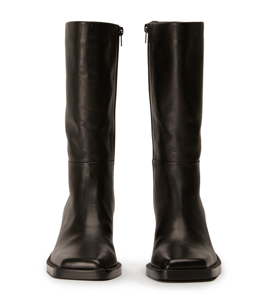 Black Tony Bianco Prestige Black Como 8cm Knee High Boots | QPHUV83088