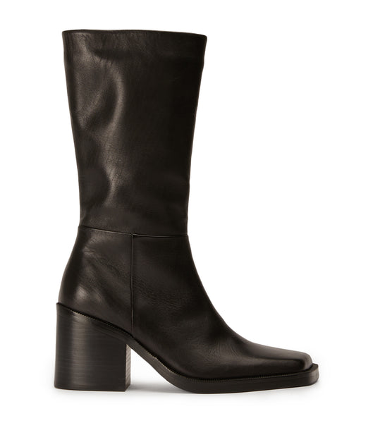 Black Tony Bianco Prestige Black Como 8cm Knee High Boots | QPHUV83088