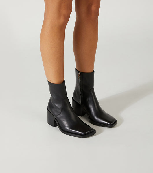 Black Tony Bianco Prince Black Como 8cm Ankle Boots | PHXBR35299