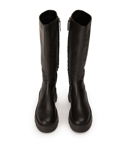 Black Tony Bianco Rage Black Turin 5.5cm Knee High Boots | PHDYB96710