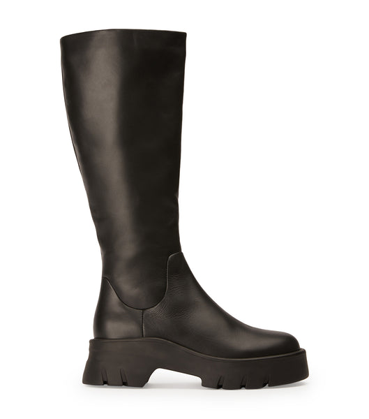 Black Tony Bianco Rage Black Turin 5.5cm Knee High Boots | PHDYB96710