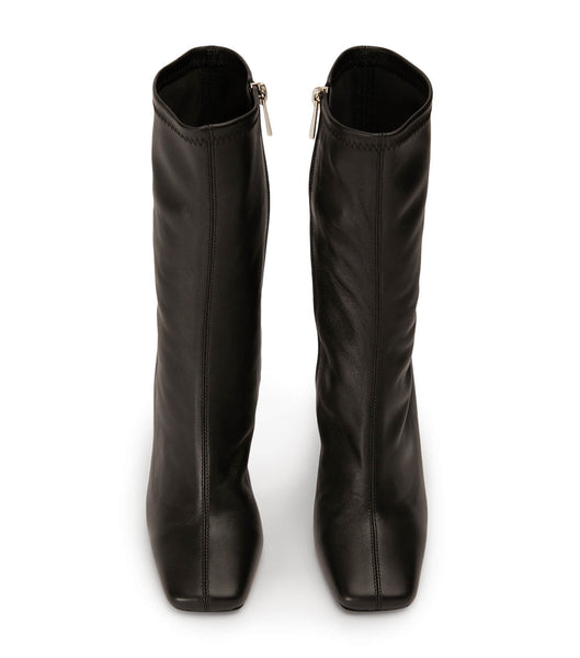 Black Tony Bianco Remie Black Venezia 10.5cm Heeled Boots | PHEAH87712