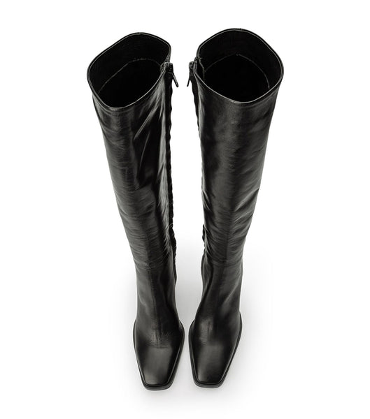 Black Tony Bianco Rylee Black Venice 8.5cm Heeled Boots | PHJBT96816