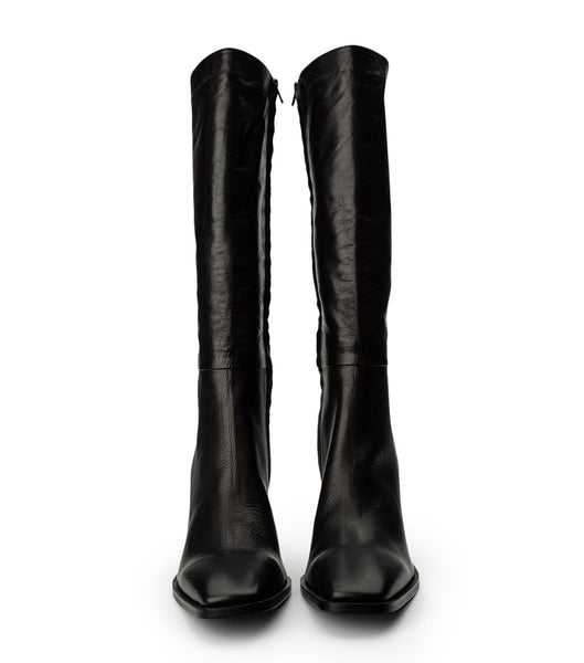 Black Tony Bianco Rylee Black Venice 8.5cm Heeled Boots | PHJBT96816