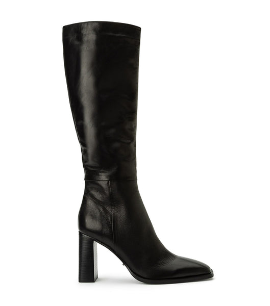 Black Tony Bianco Rylee Black Venice 8.5cm Mid Calf Boots | PHXBR13045