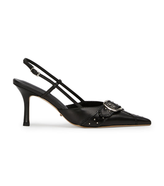 Black Tony Bianco Sadie Black Como 8cm Court Shoes | GPHEC46715