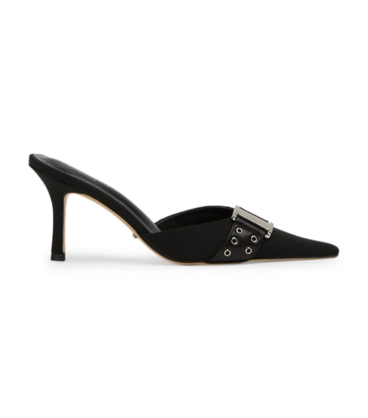 Black Tony Bianco Samma Black Grosgrain/Black Como 8cm Low Heels | PHEAH28911