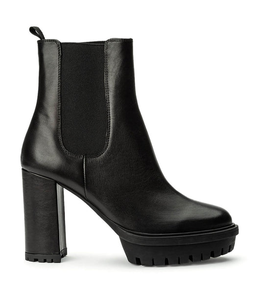 Black Tony Bianco Sammy Black Como 10cm Platform Boots | PHEGJ71735