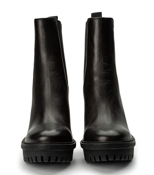 Black Tony Bianco Sammy Black Como 10cm Platform Boots | PHEGJ71735