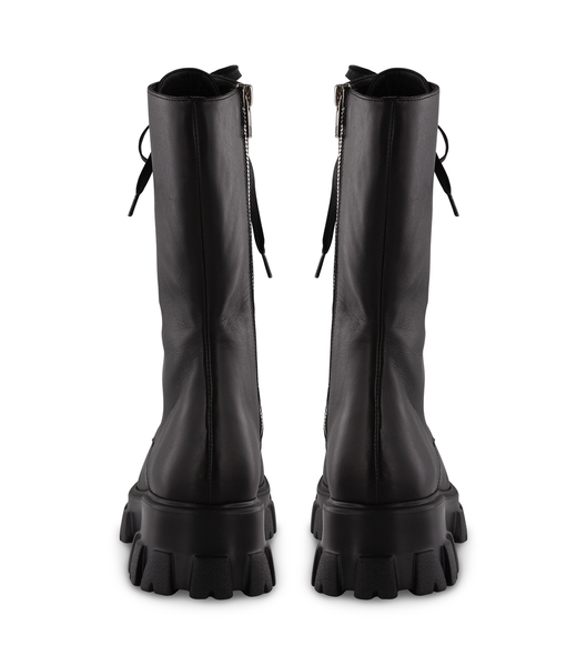 Black Tony Bianco Seattle Black Como 5cm Knee High Boots | APHDF75895