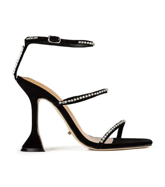 Black Tony Bianco Shy Black Suede 10.5cm Stiletto Heels | PHEAH22014