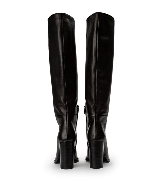 Black Tony Bianco Skyla Black Como 9cm Heeled Boots | PHNEJ56016