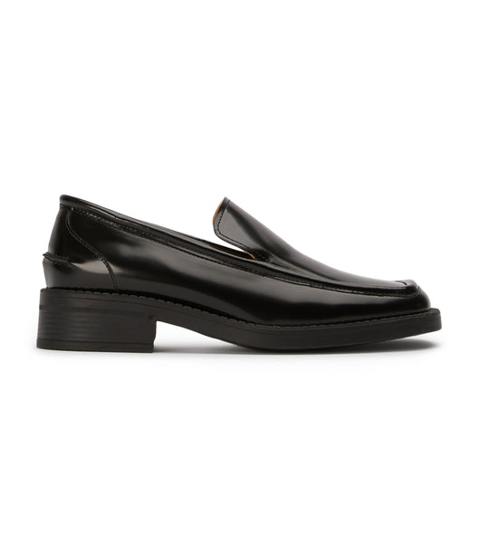 Black Tony Bianco Teddy Black Hi Shine 4cm Loafers | TPHPQ55071