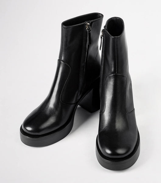 Black Tony Bianco Thunder Black Como 9cm Ankle Boots | APHDF54344