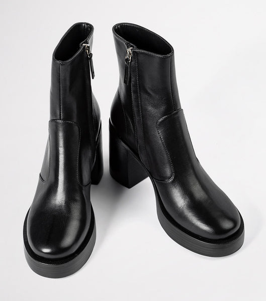 Black Tony Bianco Thunder Black Como 9cm Ankle Boots | APHDF54344