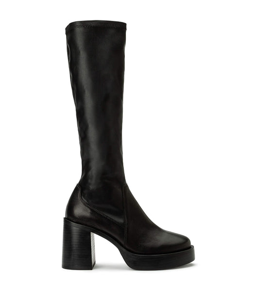 Black Tony Bianco Tibby Black Venice/Black Venezia 9cm Platform Boots | EPHHC19963