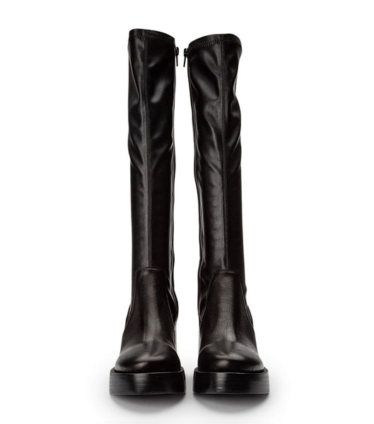 Black Tony Bianco Tibby Black Venice/Black Venezia 9cm Mid Calf Boots | LPHTR26006