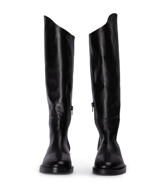 Black Tony Bianco Tyler Black Como 4cm Knee High Boots | APHWC40737