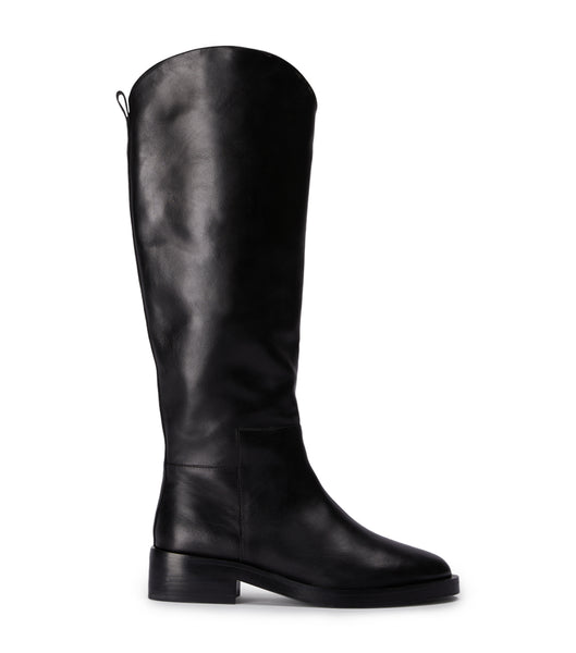 Black Tony Bianco Tyler Black Como 4cm Knee High Boots | APHWC40737