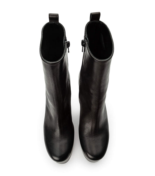 Black Tony Bianco Tyra Black Como 12cm Heeled Boots | FPHUI39371