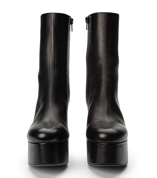 Black Tony Bianco Tyra Black Como 12cm Heeled Boots | FPHUI39371