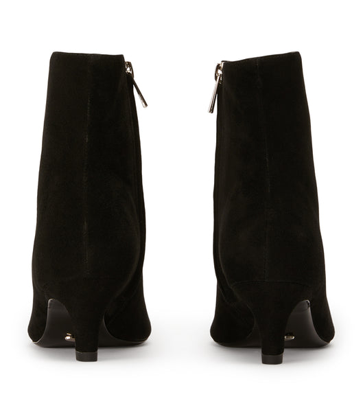 Black Tony Bianco Vicci Black Suede 5cm Heeled Boots | TPHPQ98453