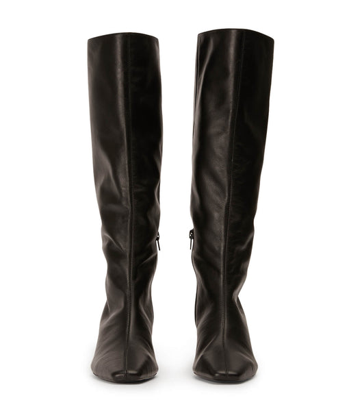 Black Tony Bianco Vixon Black Venice 5cm Knee High Boots | PHJBT94268