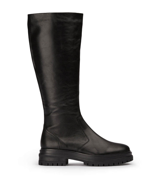 Black Tony Bianco Wanda Black Venice 4.5cm Knee High Boots | DPHKV92004