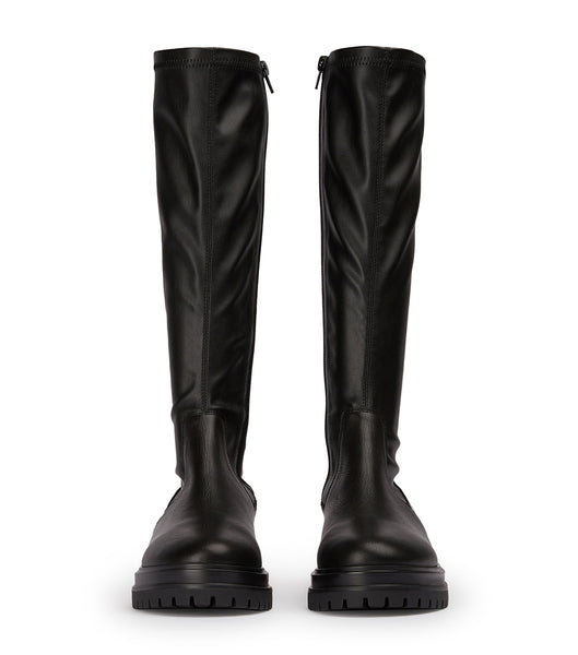 Black Tony Bianco Waze Black Venice/Black Venezia 4.5cm Knee High Boots | PHCVG25059