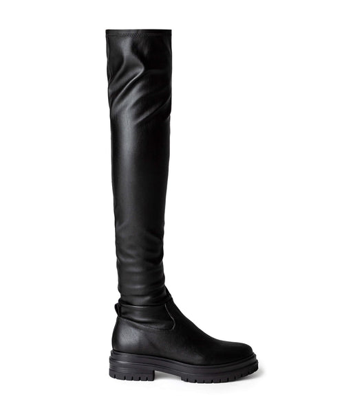 Black Tony Bianco Wild Black Venezia 4.5cm Combat Boots | PHICD66855