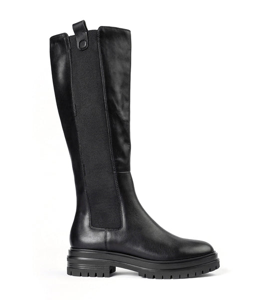 Black Tony Bianco Winx Black Venice 4.5cm Knee High Boots | EPHVG83629