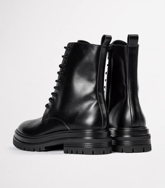 Black Tony Bianco Wya Black Como 4.5cm Combat Boots | PHQAV98434