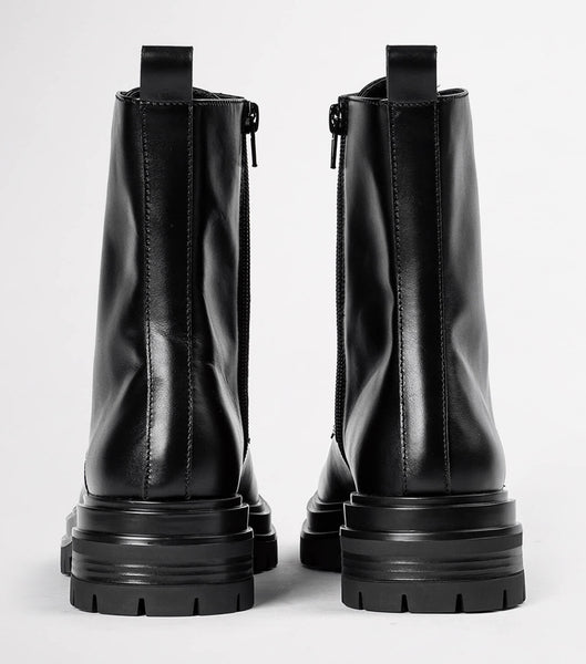 Black Tony Bianco Wya Black Como 4.5cm Combat Boots | PHQAV98434