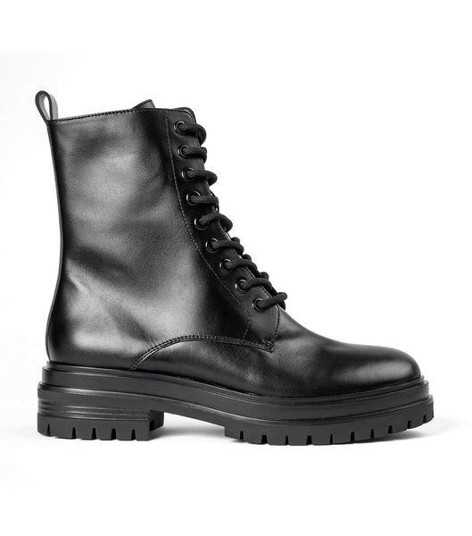 Black Tony Bianco Wya Black Como 4.5cm Combat Boots | PHQAV98434