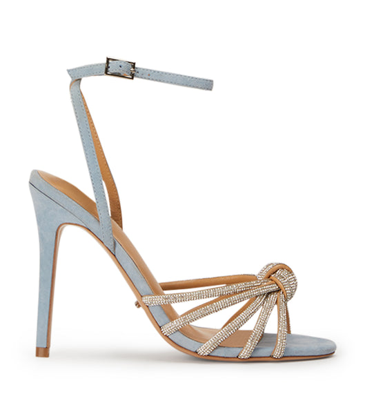 Blue Tony Bianco Kyla Sky Suede 11cm Event Heels | PHEGJ52666