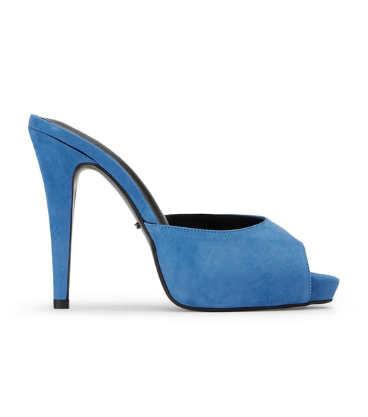 Blue Tony Bianco Love Blue Suede 12cm Platform Shoes | APHWC22713