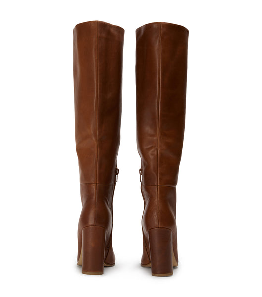 Brown Tony Bianco Boss Cognac 9.5cm Heeled Boots | PHJKU88816