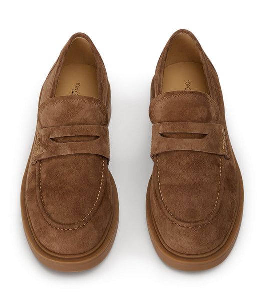 Brown Tony Bianco Cherish Saddle Suede 4.5cm Loafers | PHCVG41537