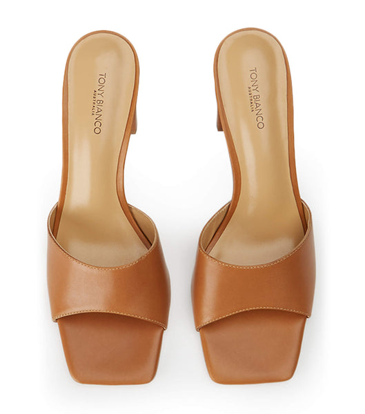 Brown Tony Bianco Cyrus Tan Como 8.5cm Low Heels | SPHVO25780